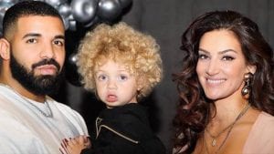 Drake reveals his son Adonis on Instagram today