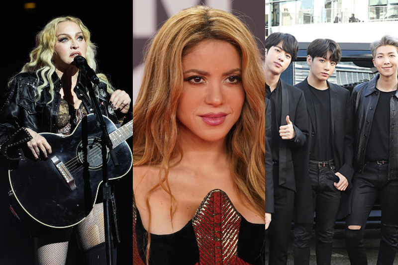 Shakira, Madonna, and BTS to Headline FIFA World Cup Final Half-Time Show